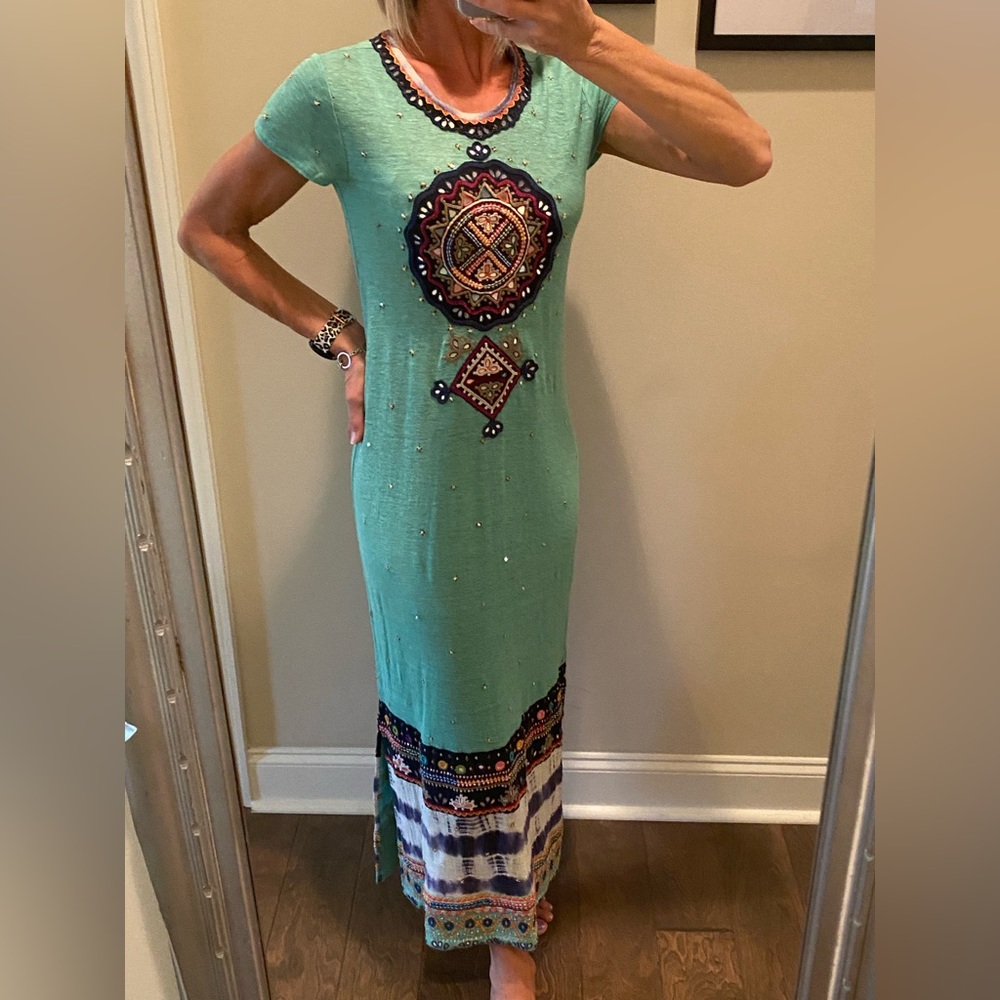 NWT Calypso St Barth Boho Linen Simona Dress - Picture 14 of 16